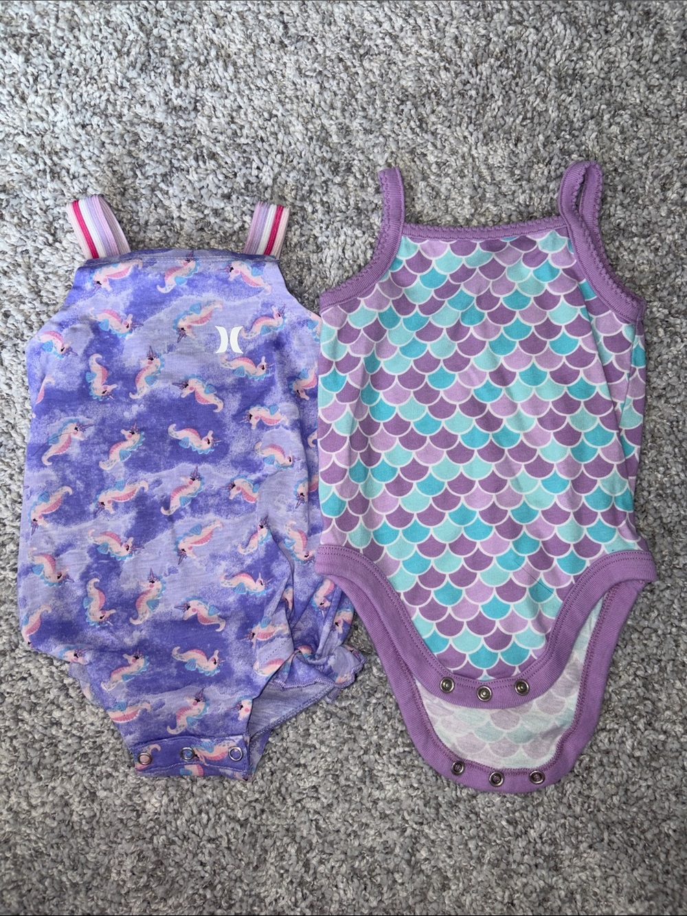 Baby girl summer bodysuit bundle